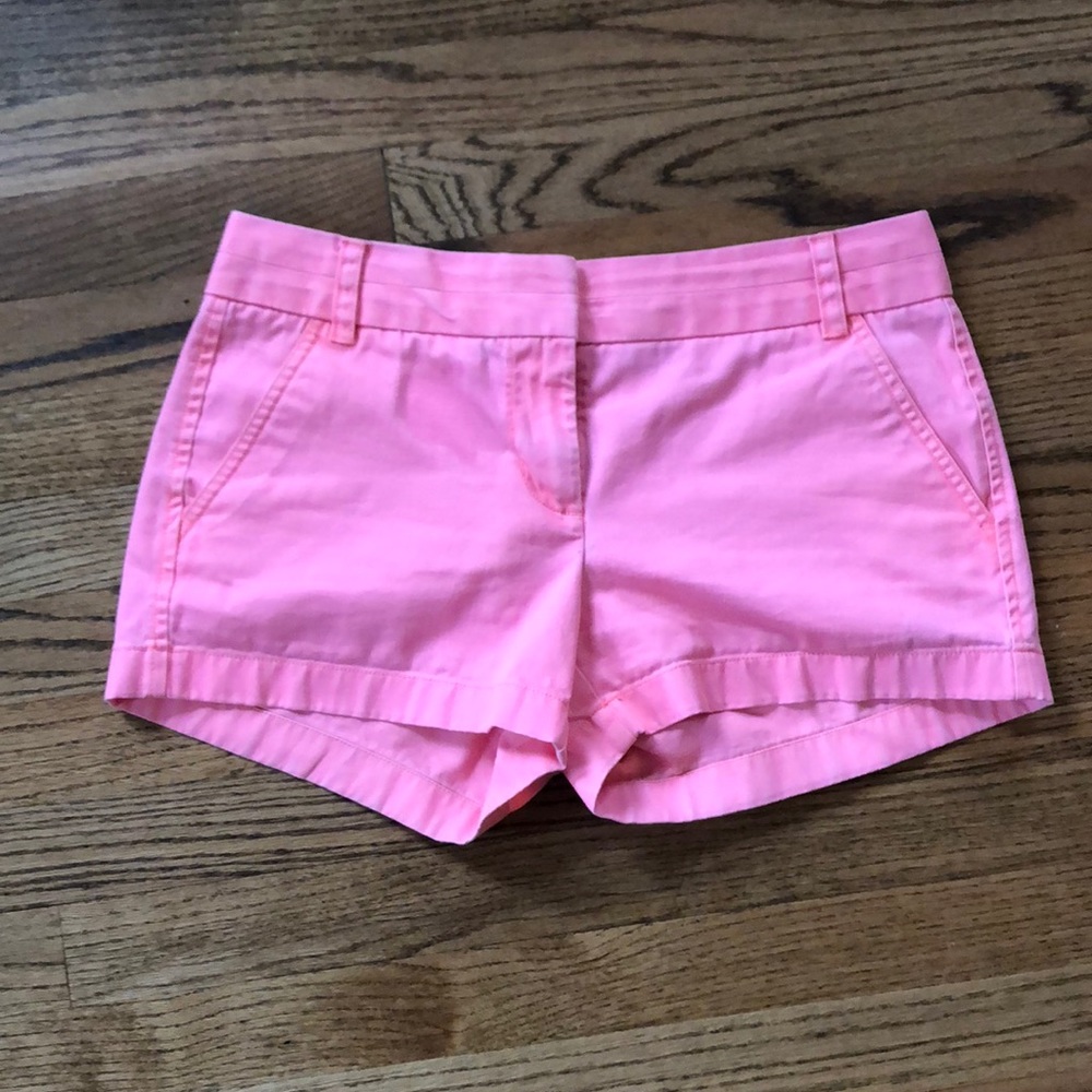 Neon orange J Crew chinos